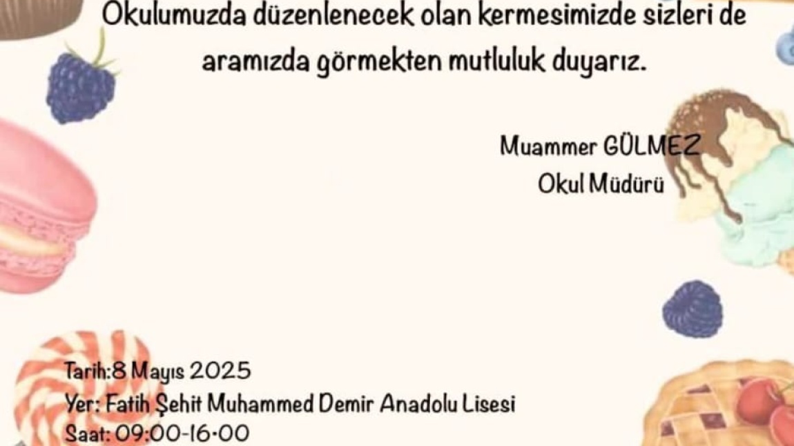 Kermesimize Davetlisiniz...